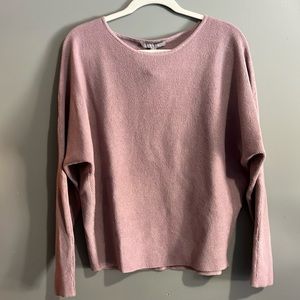 Long sleeve waffle sweater